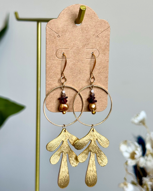 Falling Hollow Earrings