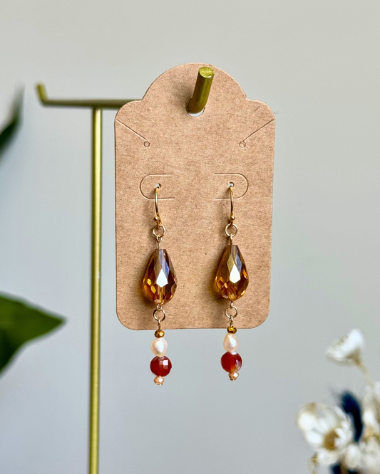 Fire Droplet Earrings